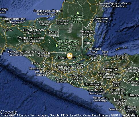 карта: Гватемала