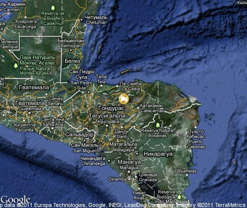 карта: Гондурас