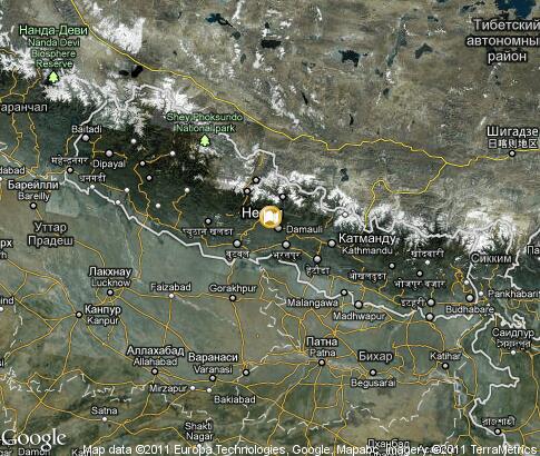 карта: Непал