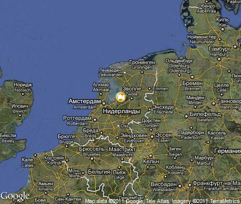 карта: Нидерланды