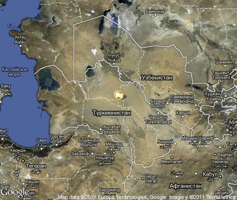 карта: Туркменистан