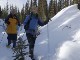 Snowshoeing in Alberta (كندا)