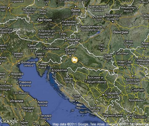 map: Croatia