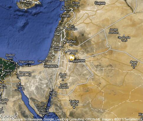 карта: Иордания